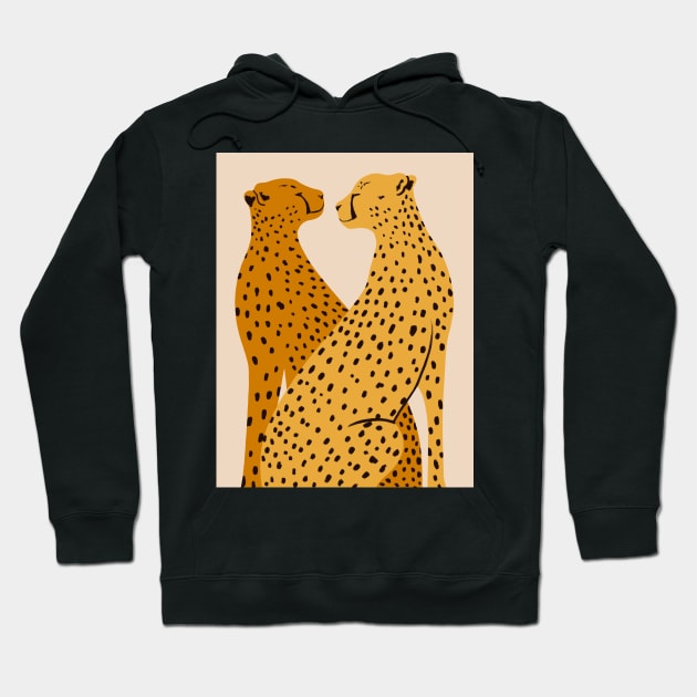 Cheetah Love Boho Hoodie by Trippycollage